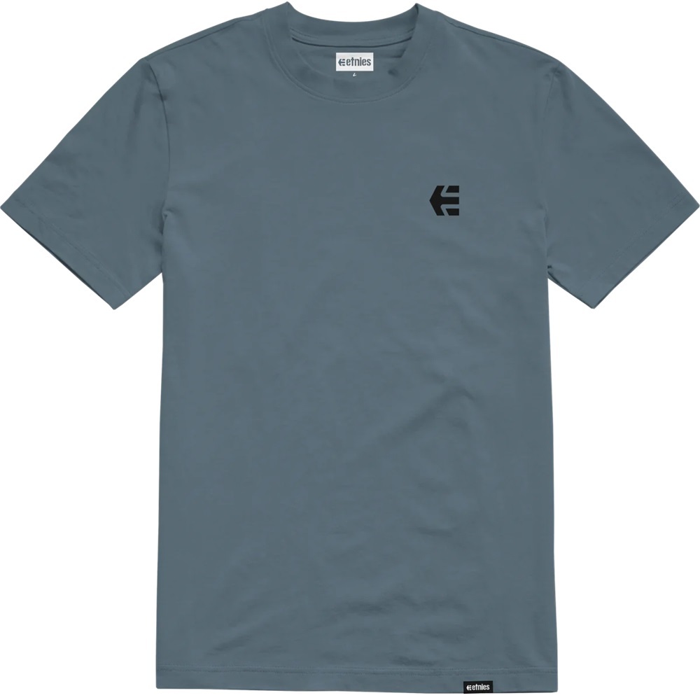 Etnies Team Embroidery Slate T-Shirt [Size: S]