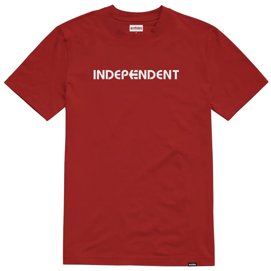 Etnies Independent Red T-Shirt [Size: M]