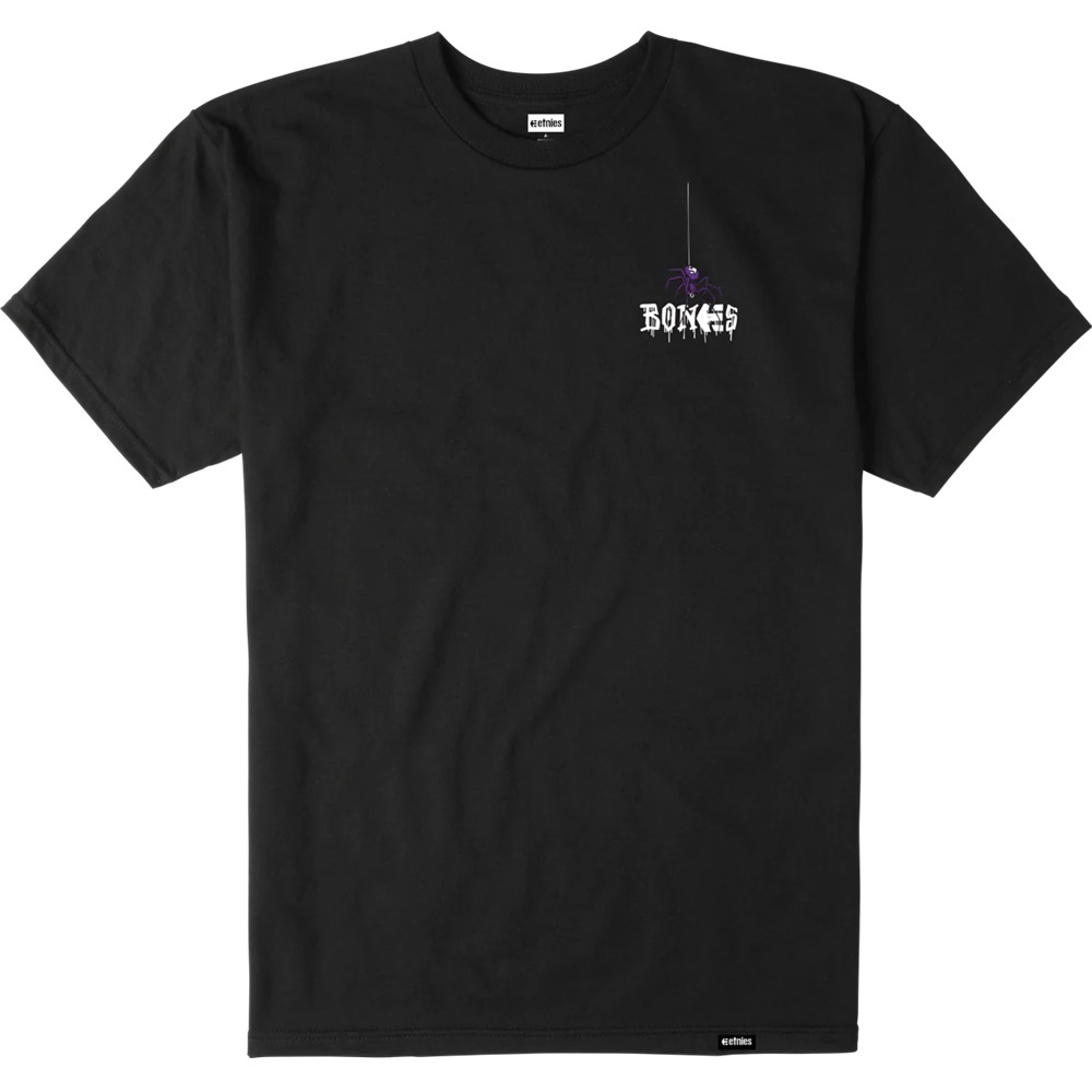 Etnies X Bones Joslin Black T-Shirt [Size: S]