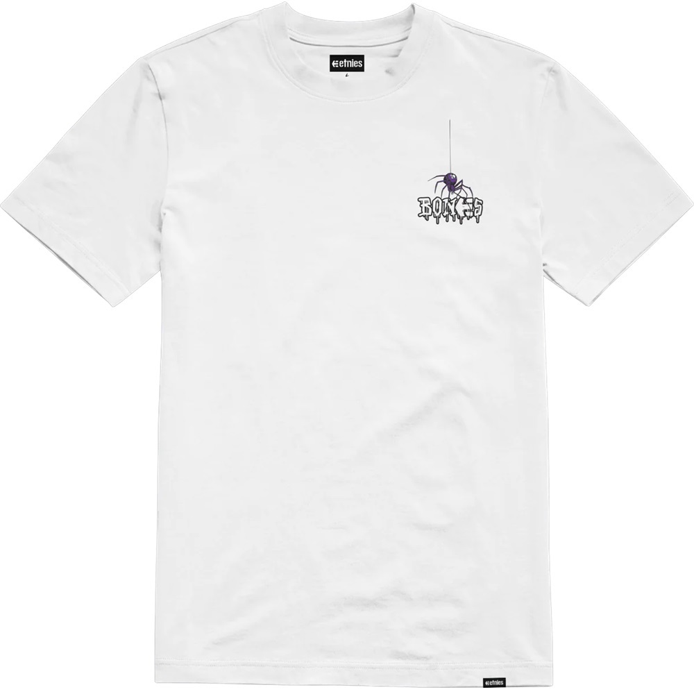 Etnies X Bones Joslin White T-Shirt [Size: L]