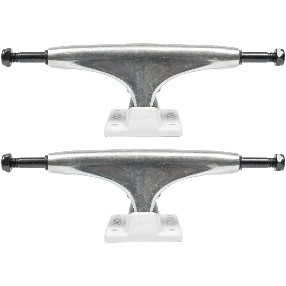 Tensor Alloys Raw White Set Of 2 Skateboard Trucks [Size: 5.00]