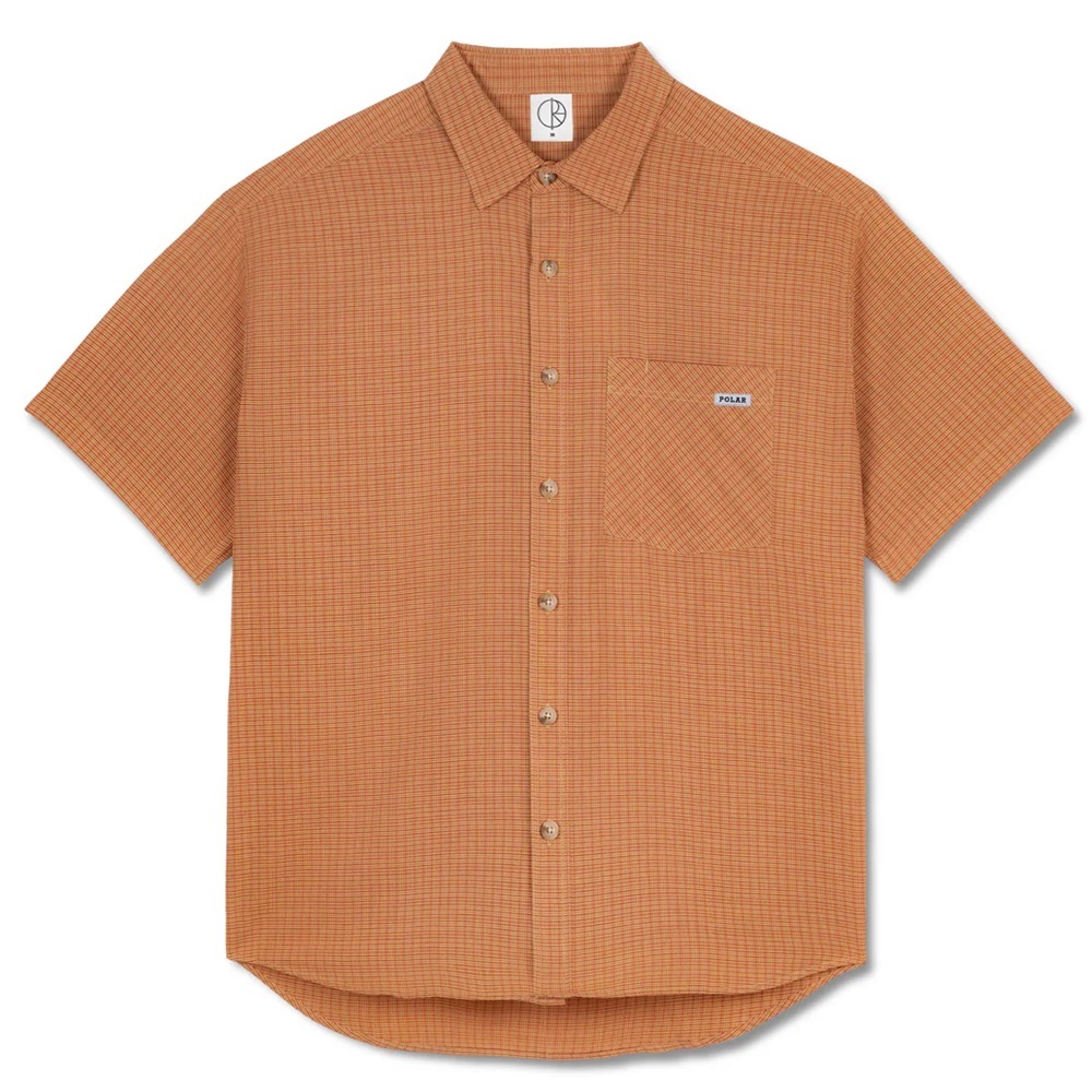 Polar Skate Co Mitchell Rust Button Up Shirt [Size: M]