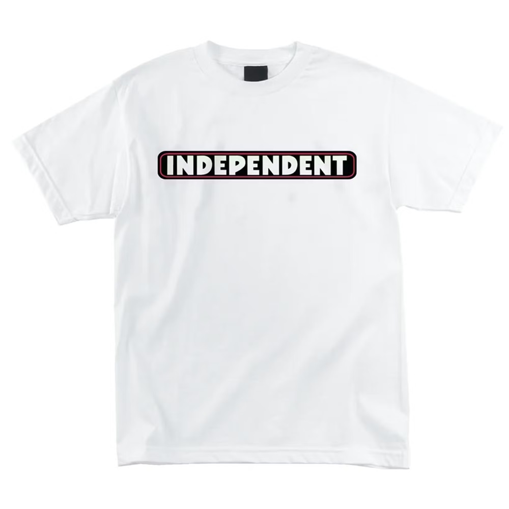 Independent Bar Original Fit White T-Shirt [Size: L]