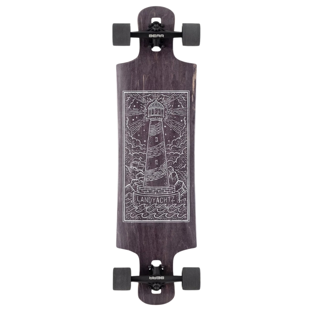 Landyachtz Drop Hammer Light House 36.5 Longboard Skateboard