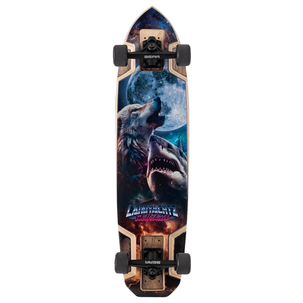 Landyachtz Wolfshark 35.2 Longboard Skateboard