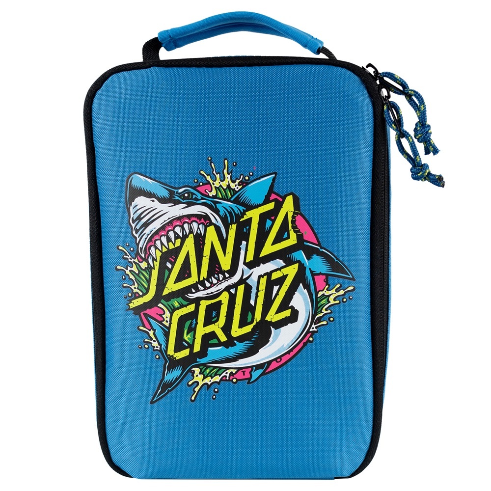 Santa Cruz Shark Dot Turquoise Insulated Lunch Box