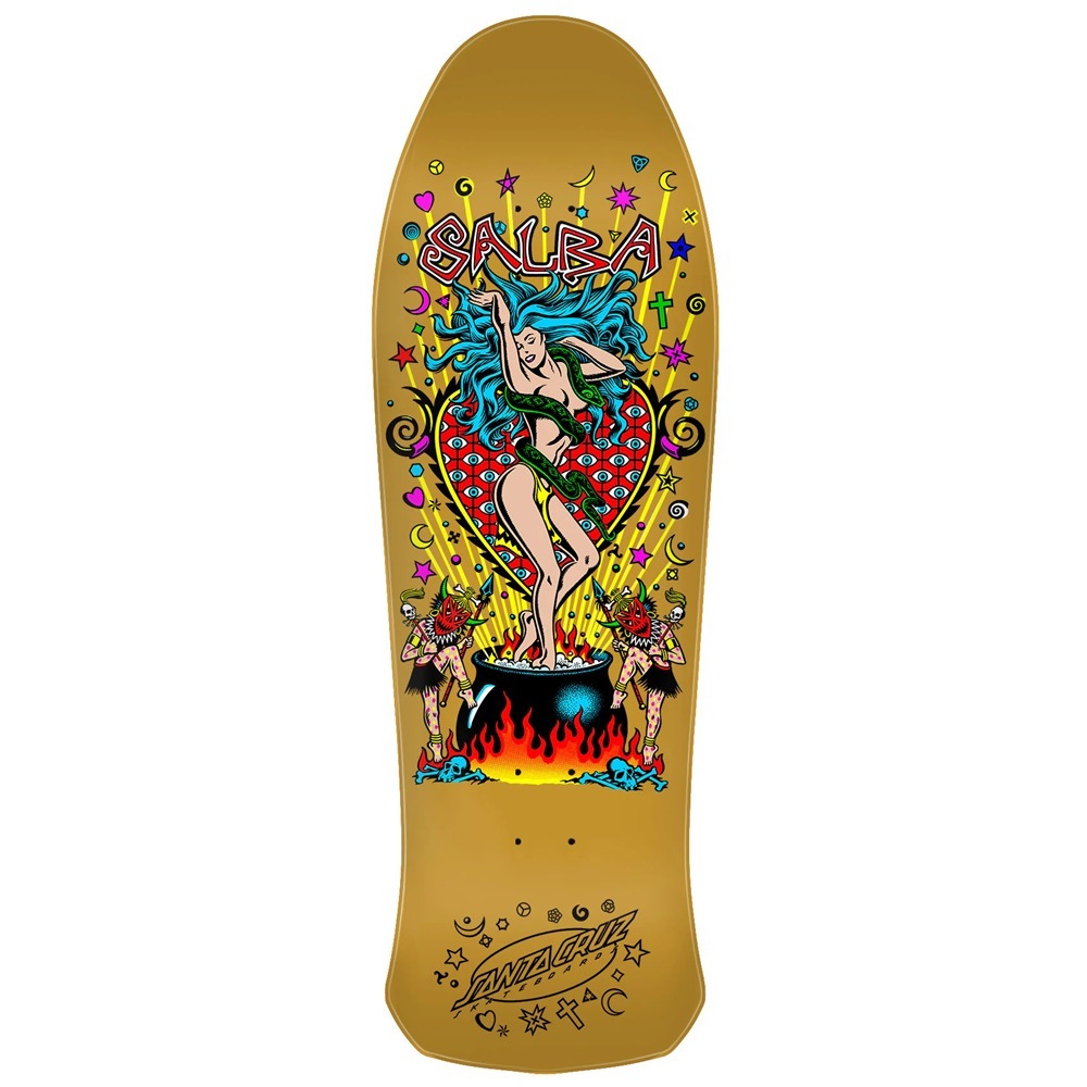 Santa Cruz Salba Witch Doctor 10.4 Skateboard Deck