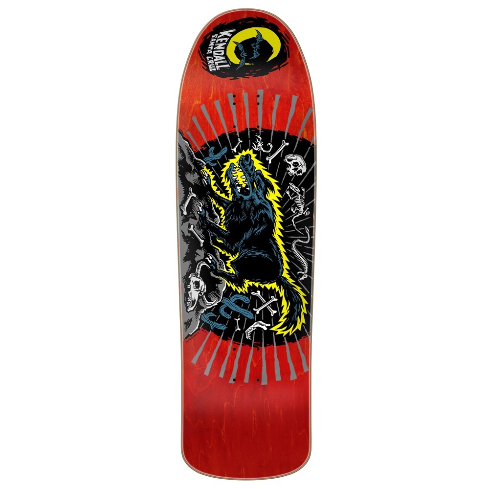 Santa Cruz Kendall Wolf Reissue 9.28 Skateboard Deck