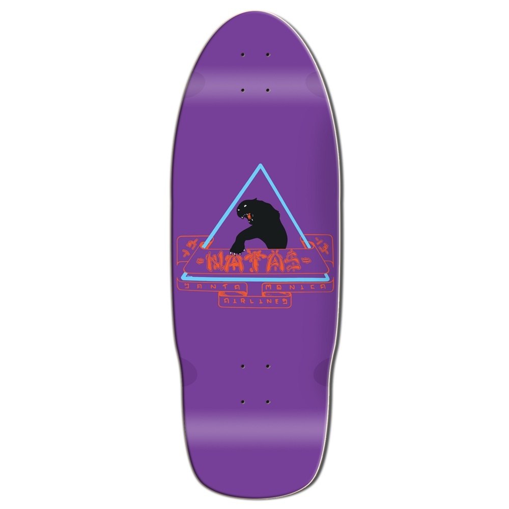 Santa Monica Airlines Natas Purple Dip 10 Skateboard Deck