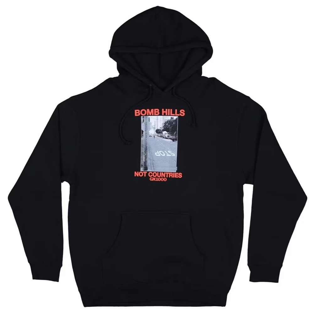 Gx1000 Bomb Hills Black Orange Hoodie [Size: M]