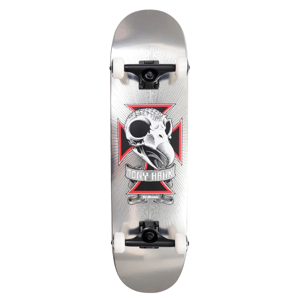 Birdhouse Level 3 Skull Chrome 8.25 Complete Skateboard