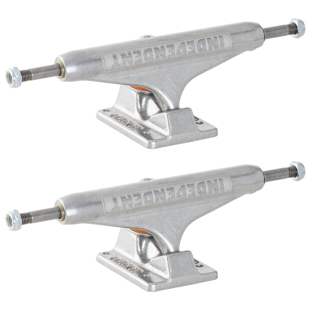 Independent Hollow Inverted Kingpin Silver Set Of 2 Skateboard Trucks [Size: 139]