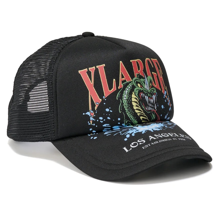 XLarge Serpent LA Black Trucker Hat