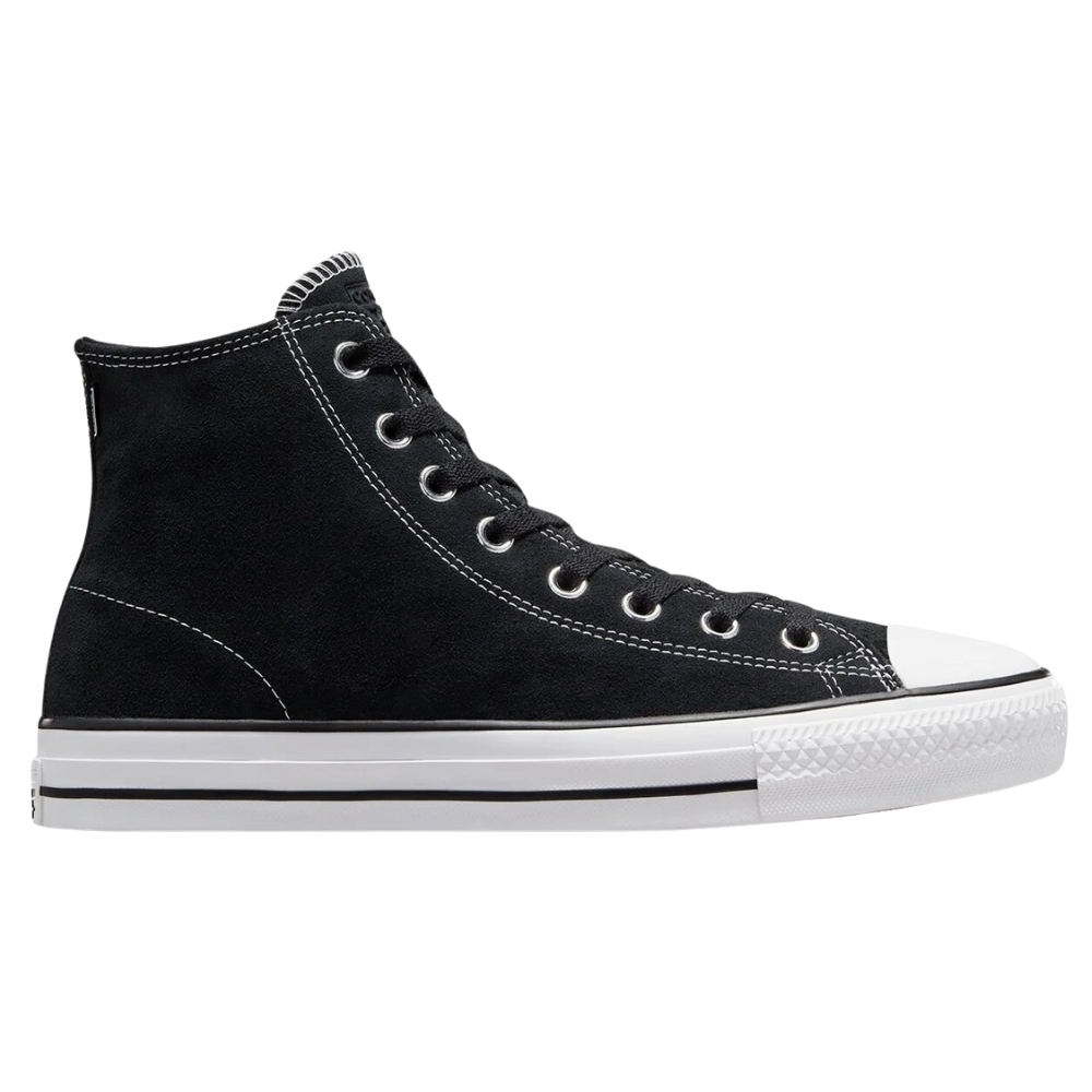 Converse Chuck Taylor All Star Pro High Top Suede Black White Shoes [Size: US 8]