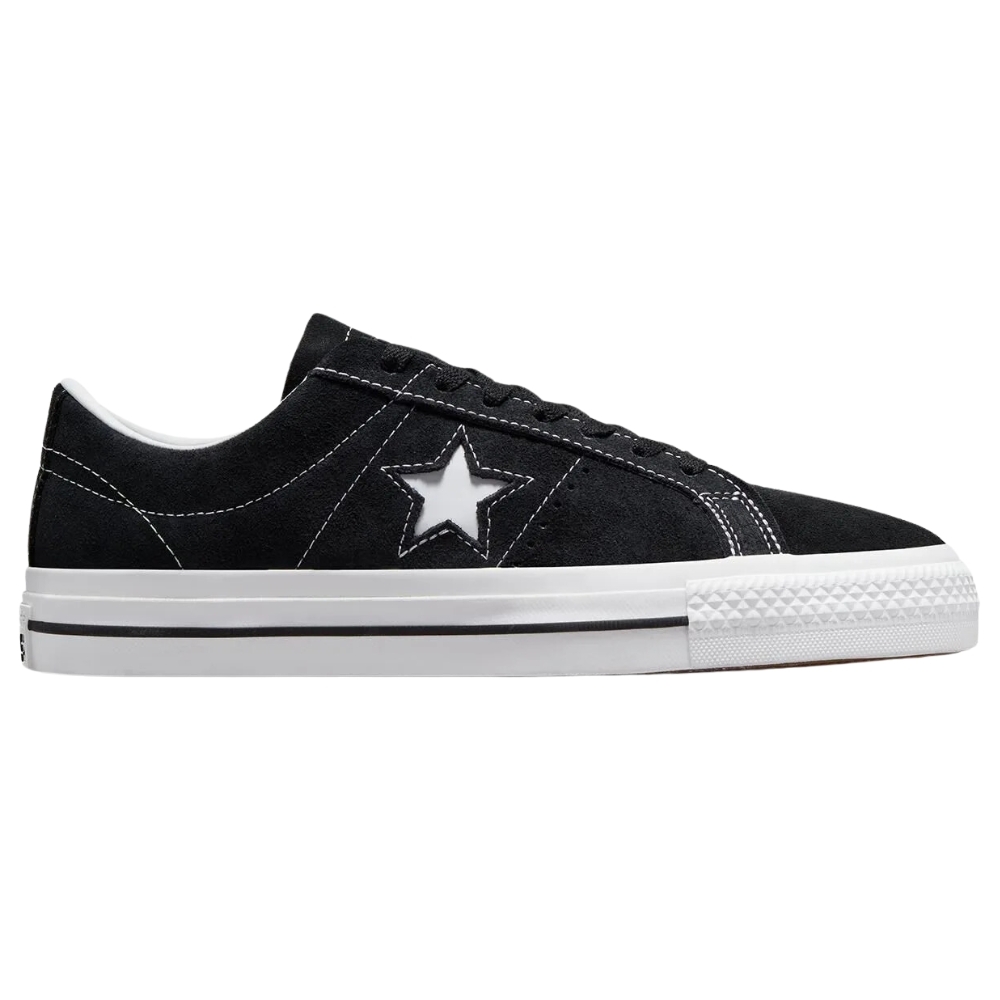 Converse One Star Pro Low Black White Shoes [Size: US 8]