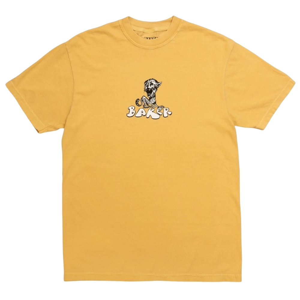 Baker Big Cat Mustard T-Shirt [Size: L]