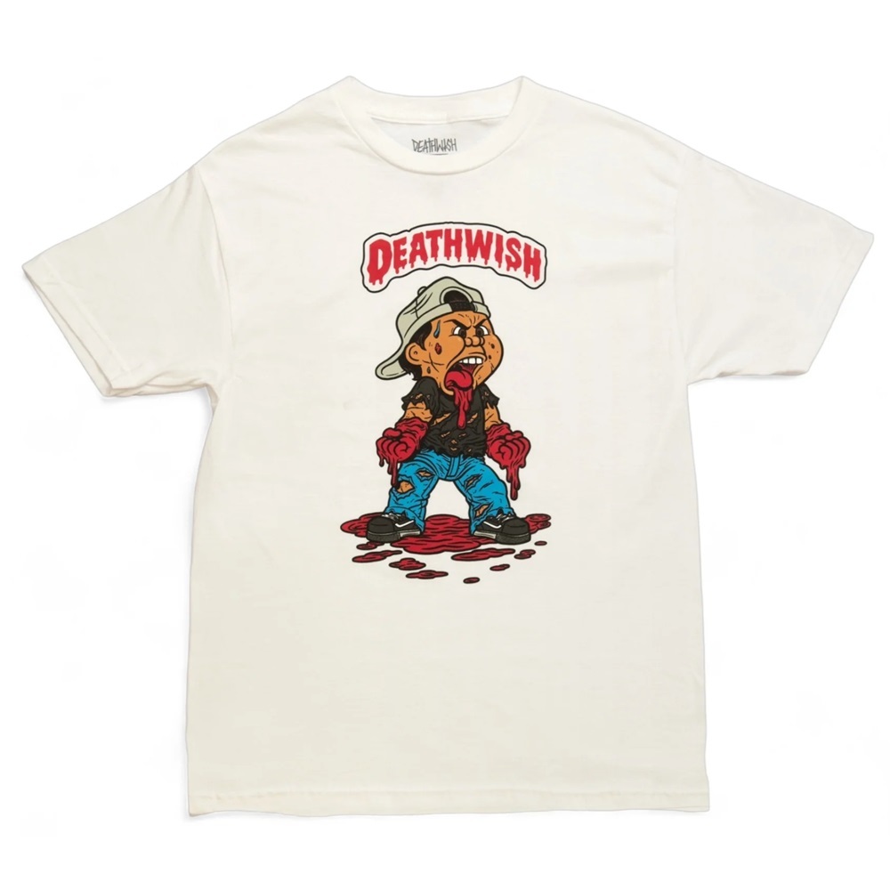 Deathwish Low Life Kids White T-Shirt [Size: M]