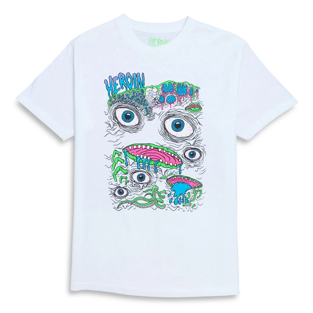 Heroin Mutant White T-Shirt [Size: L]