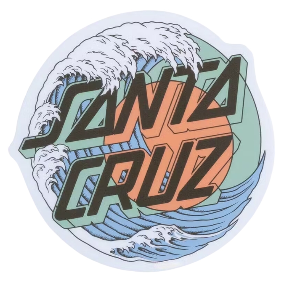 Santa Cruz Tsunami Dot Decal Sticker