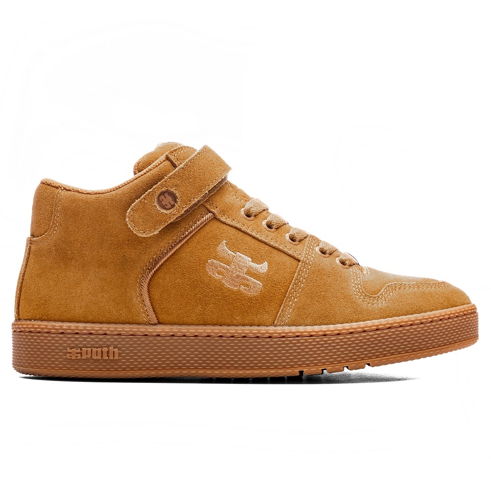 iPath Grasshopper Cognac Suede Shoes [Size: US 9]