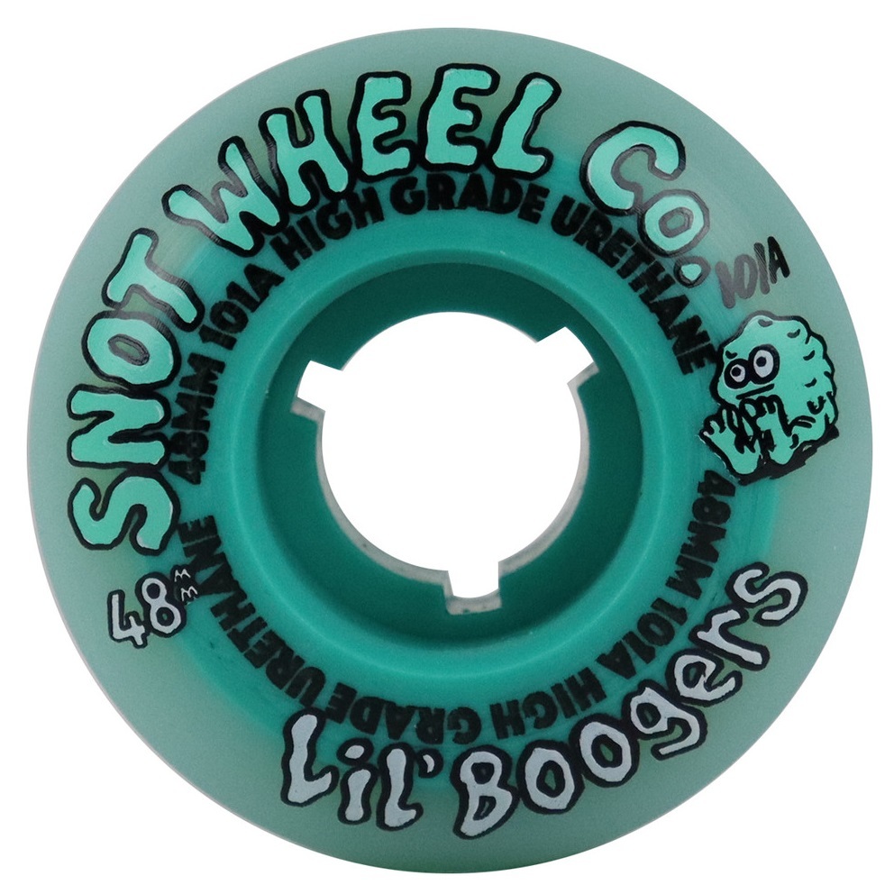 Snot Wheel Co Lil Boogers Teal 101A 48mm Skateboard Wheels