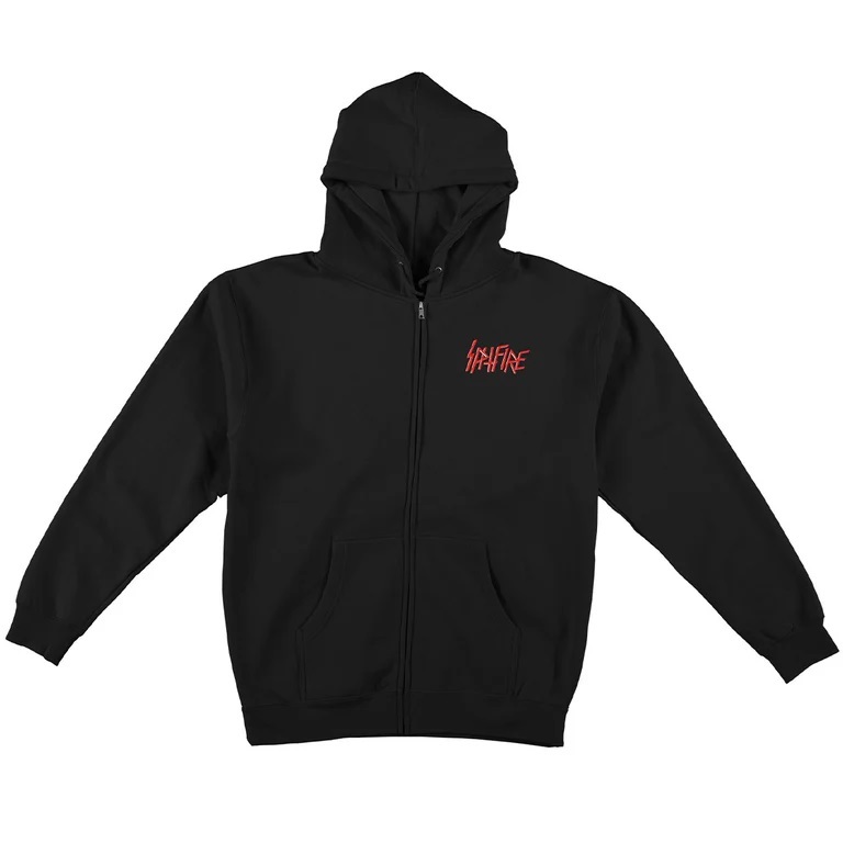 Spitfire Undead Black Zip Hoodie [Size: M]