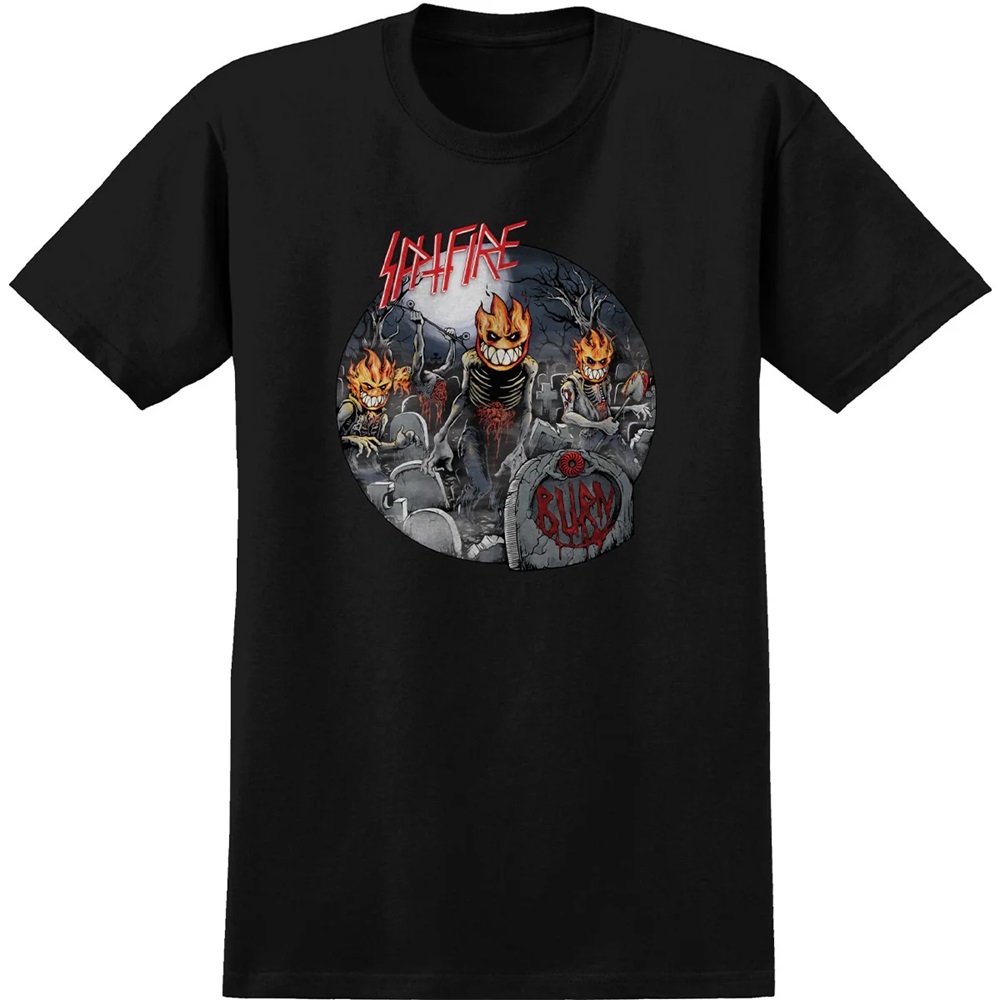 Spitfire Undead Black T-Shirt [Size: M]