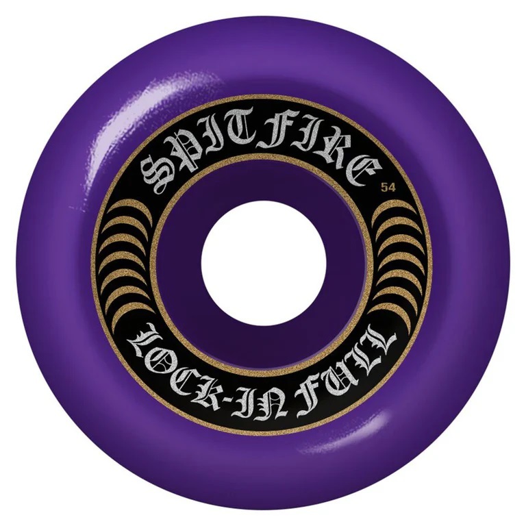 Spitfire Lock In Full Purple F4 99D 54mm Skateboard Wheels