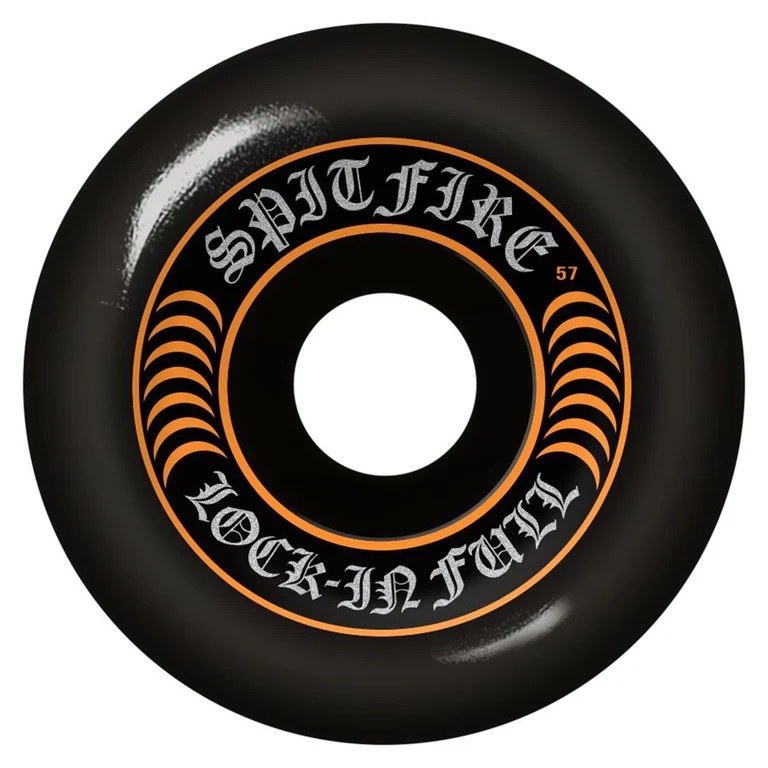 Spitfire Lock In Full Black F4 99D 57mm Skateboard Wheels