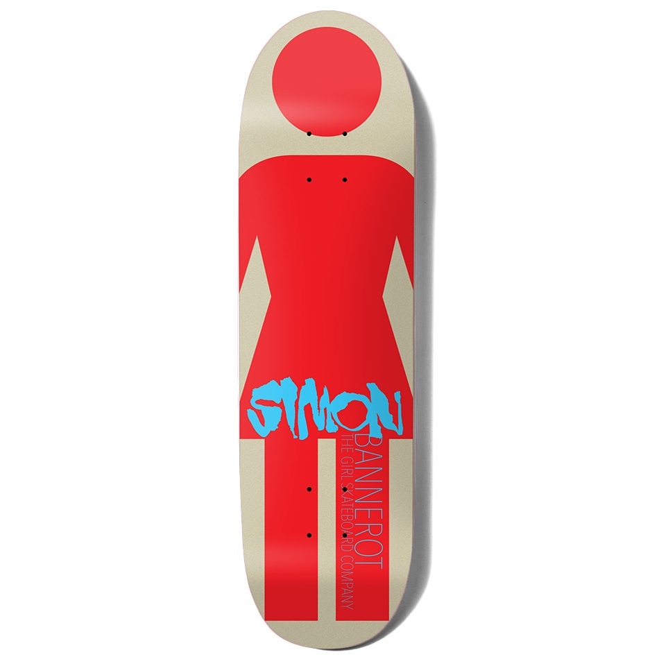 Girl Giant Metal OG Loveseat Simon Bannerot 9.0 Skateboard Deck