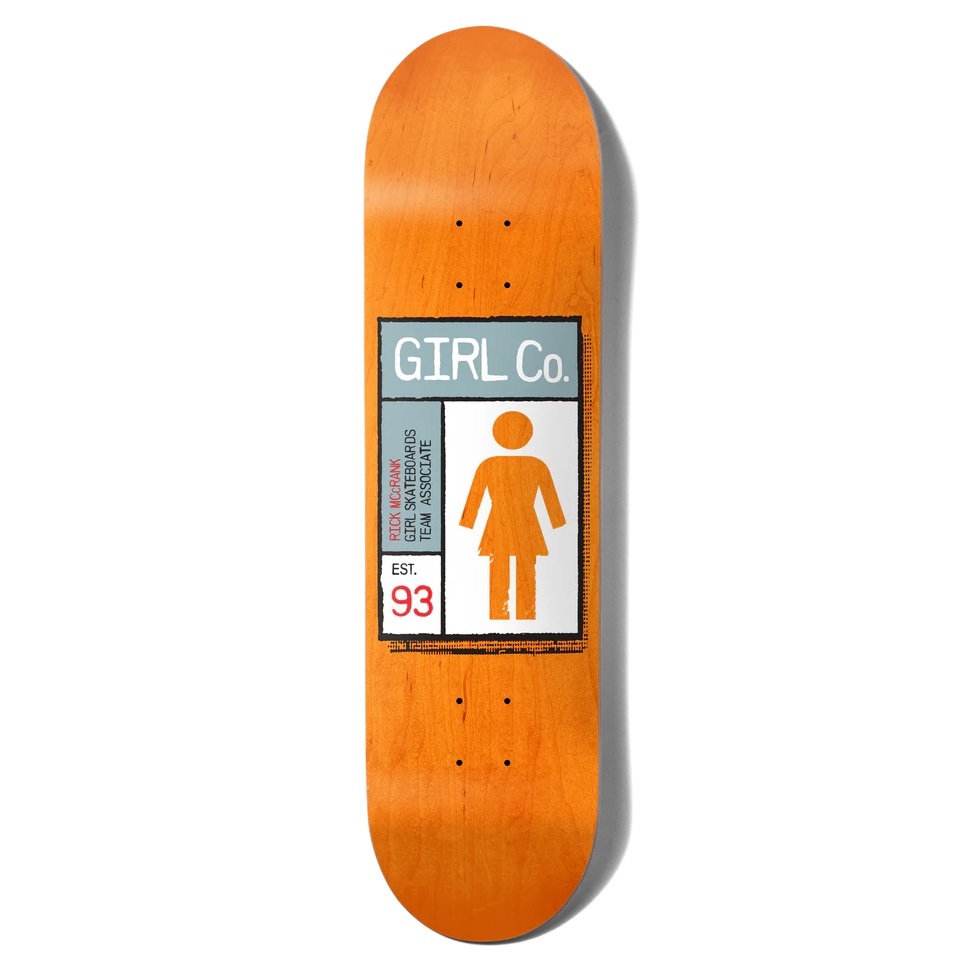 Girl Gridbox Rick McCrank 8.5 Skateboard Deck