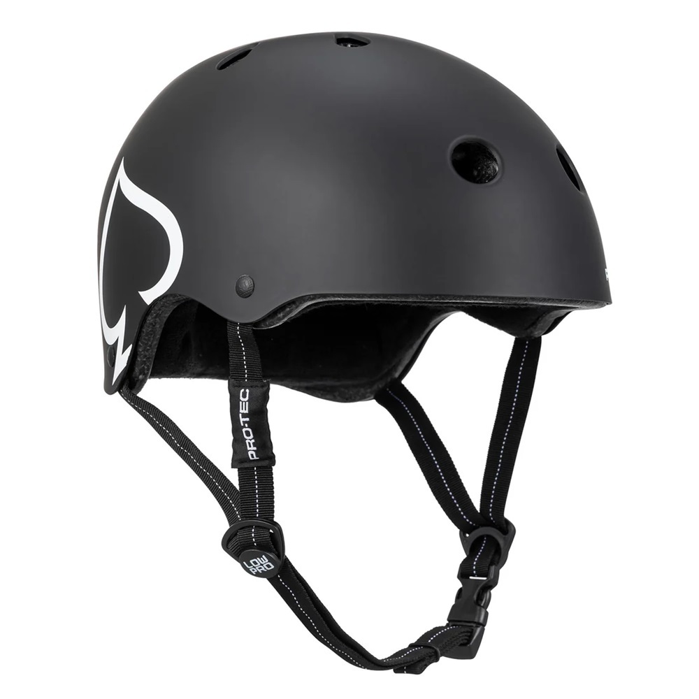 Protec Low Pro Certified Matte Black Helmet [Size: XS-S]