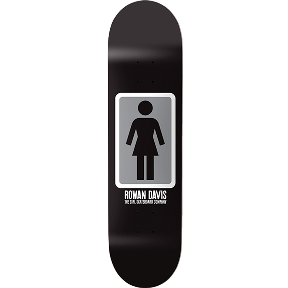 Girl OG Black White Collection Rowan Davis 8.5 Skateboard Deck