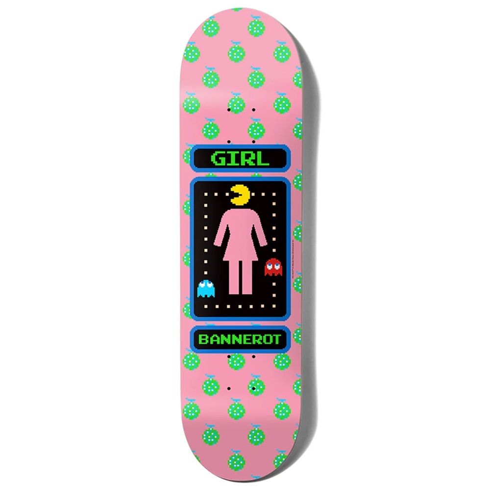 Girl Pac Man Collection Simon Bannerot 8.25 Skateboard Deck