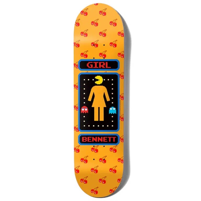 Girl Pac Man Collection Niels Bennett 8.5 Skateboard Deck