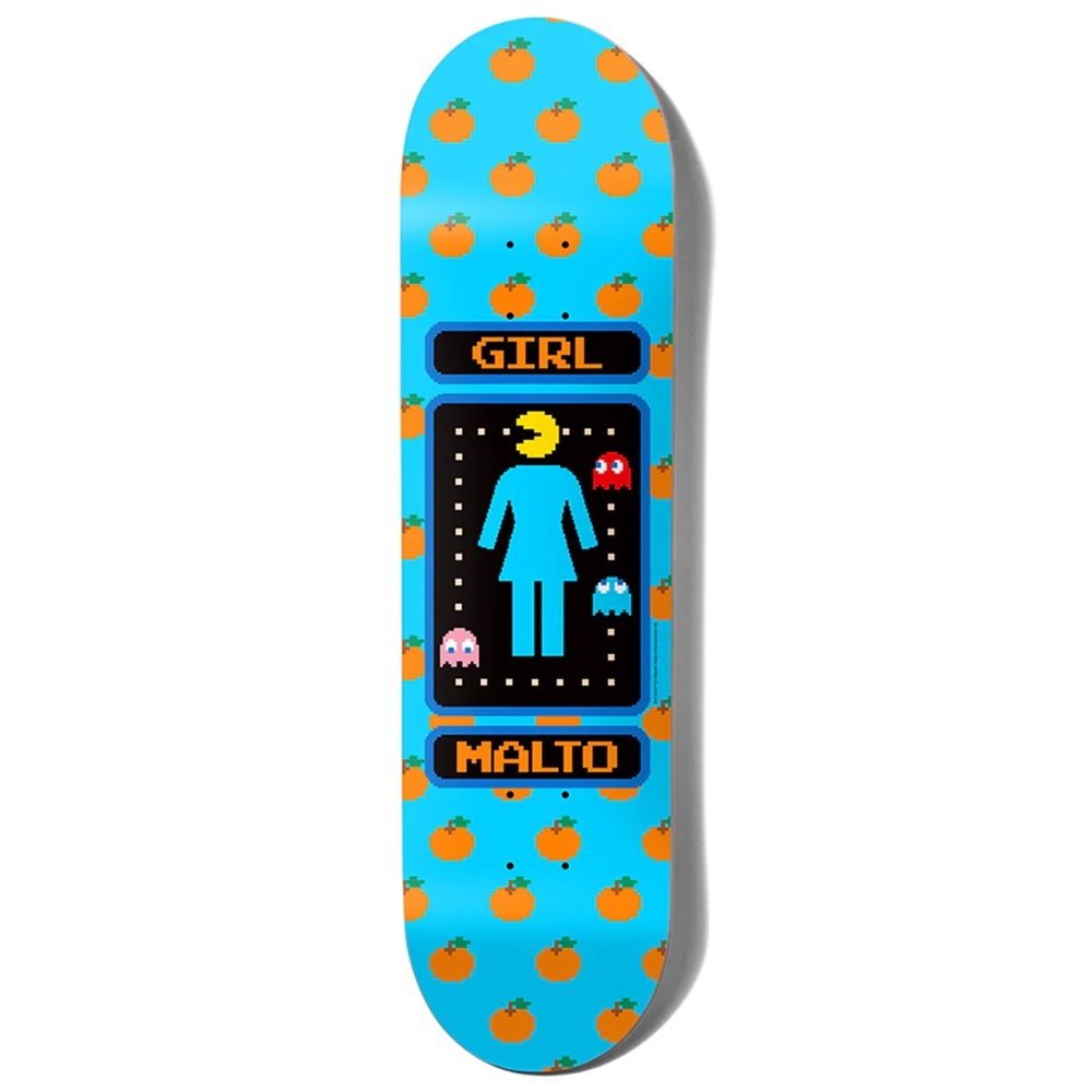 Girl Pac Man Collection Sean Malto 8.25 Skateboard Deck