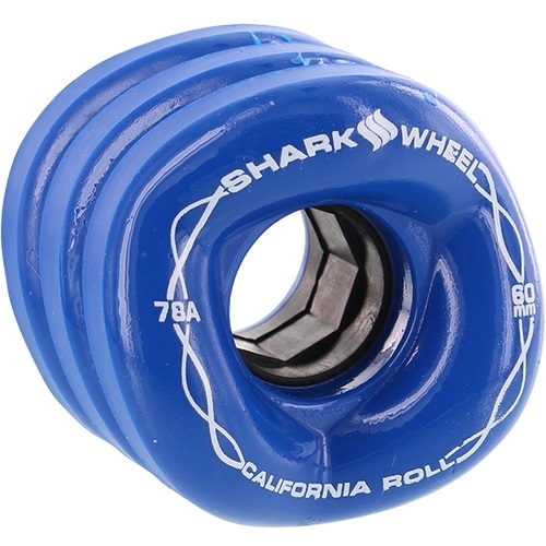 Shark California Roll Ibiza Blue 78a 60mm Skateboard Wheels