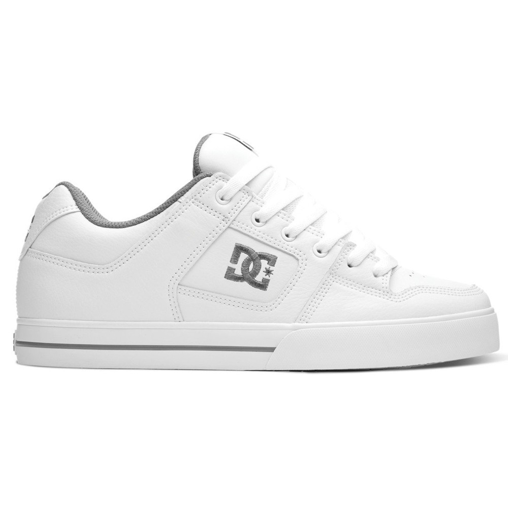 DC Pure White Battleship White Mens Skate Shoes [Size: US 10]