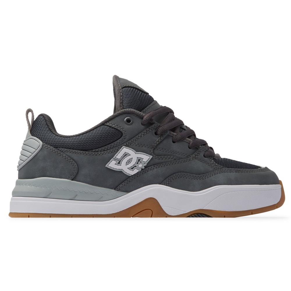 DC Ascend Dark Grey White Mens Skate Shoes [Size: US 9]