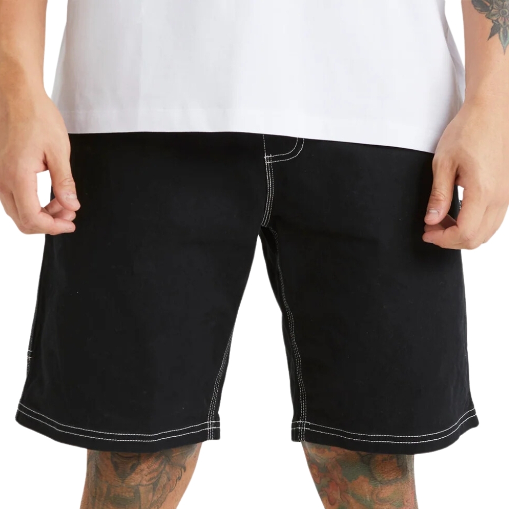 RVCA Americana Carpenter Black Shorts [Size: S]