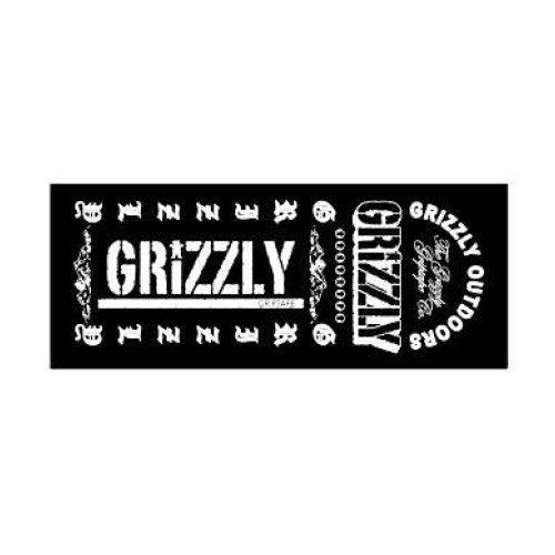 Grizzly Extra Large Stamp Holiday 22 V3 Skateboard Sticker