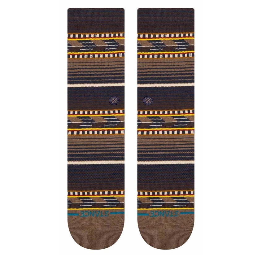 Stance Cedar Rock Brown Large Mens Socks