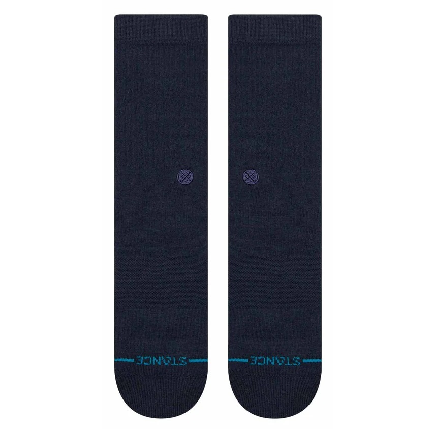 Stance Icon Organic Crew Navy Large Mens Socks