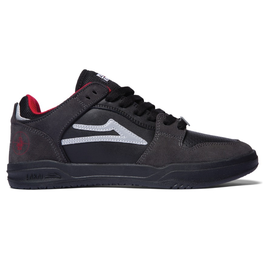 Lakai X Public Enemy Telford Low Black Charcoal Mens Skate Shoes [Size: US 9]