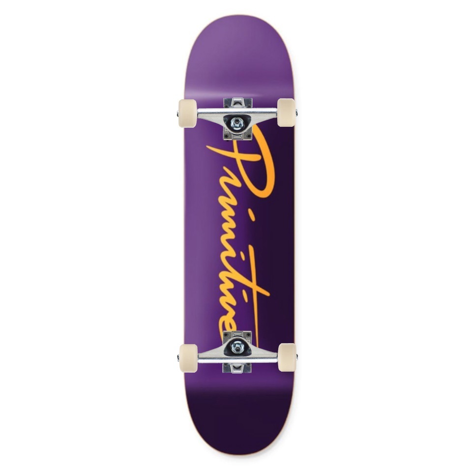 Primitive Nuevo Script Pro 8.25 Complete Skateboard