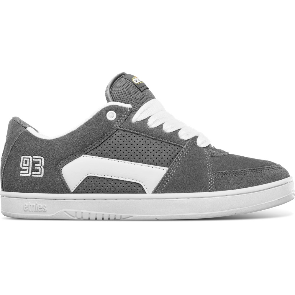 Etnies MC Rap Lo Grey White Mens Skate Shoes [Size: US 9]