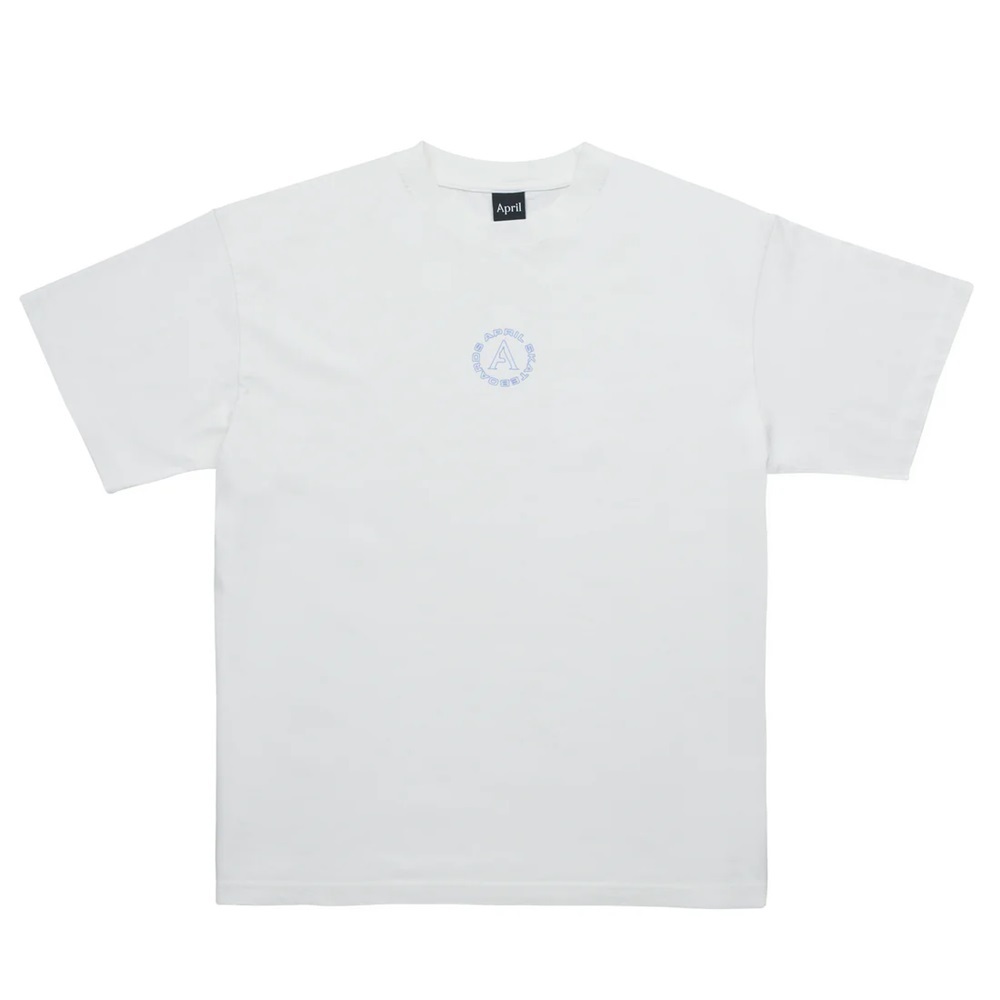 April Full Circle White T-Shirt [Size: M]