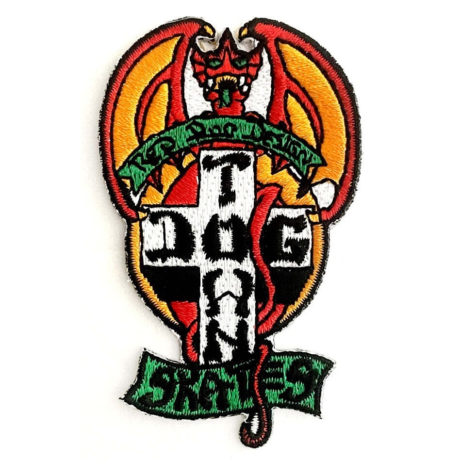 Dogtown Red Dog OG 70s Green Orange Wings Patch