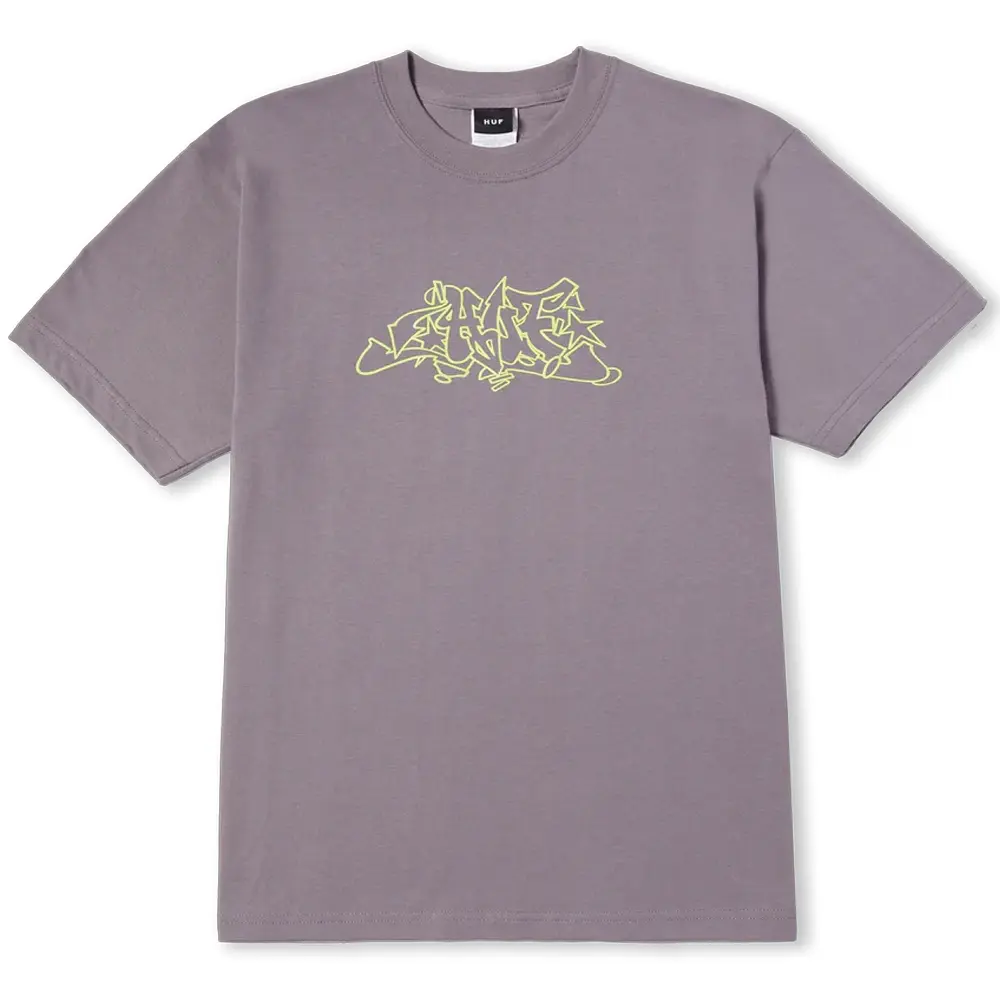 HUF Outlines Light Plum T-Shirt [Size: L]