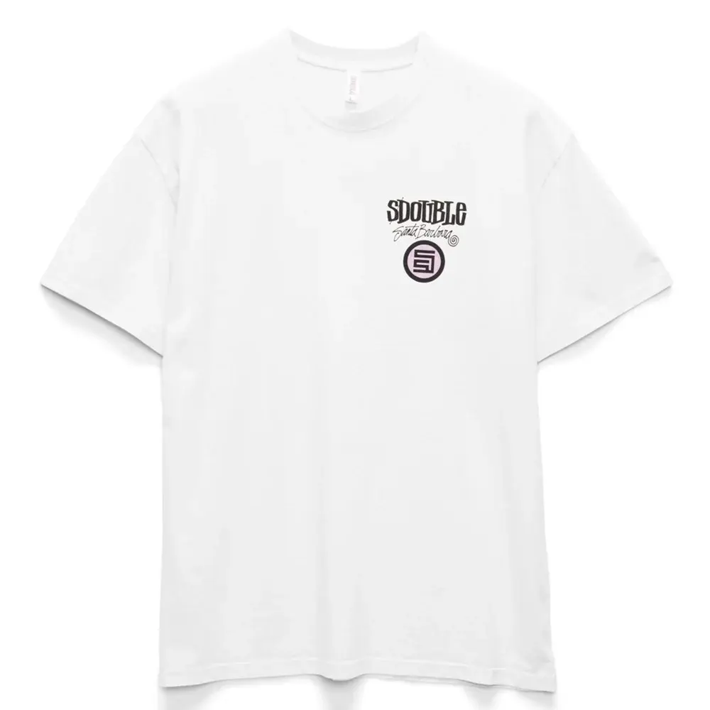 S-Double Combo Platter White T-Shirt [Size: S]